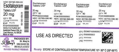590-90 (Escitalopram 60760 590 90)